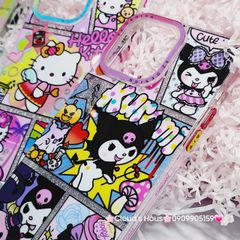 Case Ốp điện thoại iPhone Likgus Kuromi Hoạt hình Bling Bling iPhone 12/13/14/15/Pro/Promax