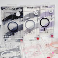 Case Ốp điện thoại iPhone Likgus Trong Magsafe Viền Màu Không Vàng iPhone 16/Pro/Promax