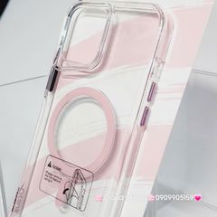 Case Ốp điện thoại iPhone Likgus Trong Magsafe Viền Màu Không Vàng iPhone 16/Pro/Promax