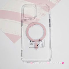 Case Ốp điện thoại iPhone Likgus Trong Magsafe Viền Màu Không Vàng iPhone 16/Pro/Promax