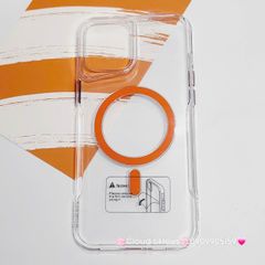 Case Ốp điện thoại iPhone Likgus Trong Magsafe Viền Màu Không Vàng iPhone 16/Pro/Promax