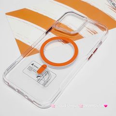 Case Ốp điện thoại iPhone Likgus Trong Magsafe Viền Màu Không Vàng iPhone 16/Pro/Promax