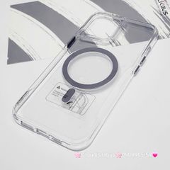 Case Ốp điện thoại iPhone Likgus Trong Magsafe Viền Màu Không Vàng iPhone 16/Pro/Promax