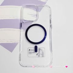 Case Ốp điện thoại iPhone Likgus Trong Magsafe Viền Màu Không Vàng iPhone 16/Pro/Promax