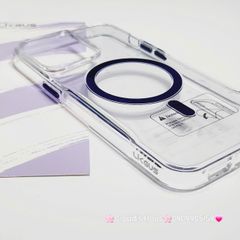 Case Ốp điện thoại iPhone Likgus Trong Magsafe Viền Màu Không Vàng iPhone 16/Pro/Promax