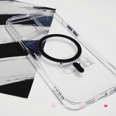 Case Ốp điện thoại iPhone Likgus Trong Magsafe Viền Màu Không Vàng iPhone 16/Pro/Promax