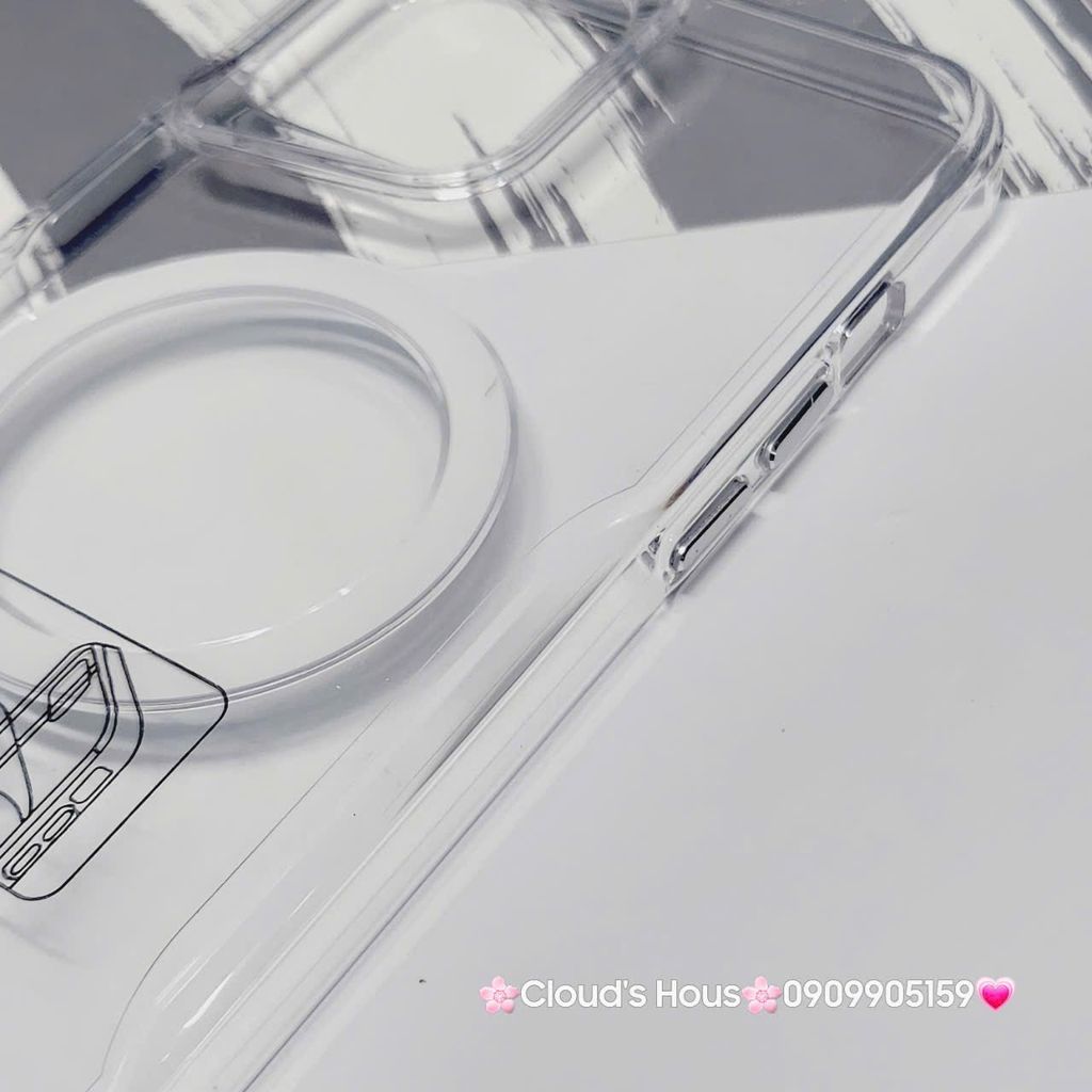 Case Ốp điện thoại iPhone Likgus Trong Magsafe Viền Màu Không Vàng iPhone 16/Pro/Promax