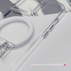 Case Ốp điện thoại iPhone Likgus Trong Magsafe Viền Màu Không Vàng iPhone 16/Pro/Promax