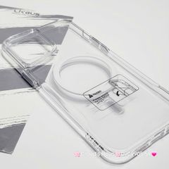 Case Ốp điện thoại iPhone Likgus Trong Magsafe Viền Màu Không Vàng iPhone 16/Pro/Promax