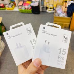 Cóc sạc zin iPhone 5G USB-C + C 35W For iPhone 15Promax TypeC-TypeC