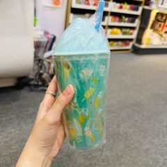 Ly Bình Kem xanh dương