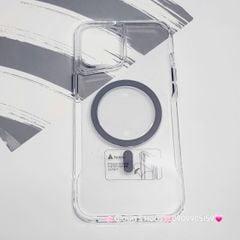 Case Ốp điện thoại iPhone Likgus Trong Magsafe Viền Màu Không Vàng iPhone 16/Pro/Promax
