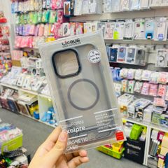 Case Ốp điện thoại iPhone Likgus Trong Nhám Magsafe Chống dựng  iPhone 16/Pro/Promax
