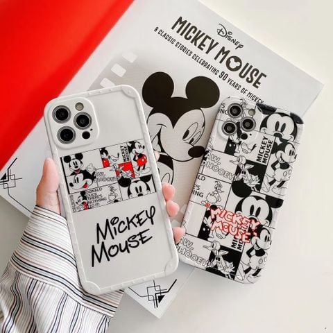 CASE IPHONE Gấu Chất Nhám Bóng MICKEY