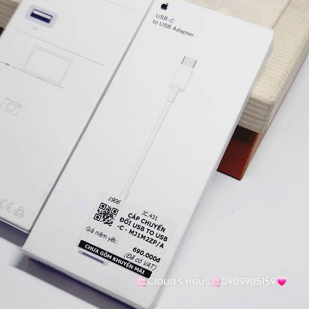 Cáp Chuyển Đổi USB Sang Type-c JC.431 Chính Hãng Apple
