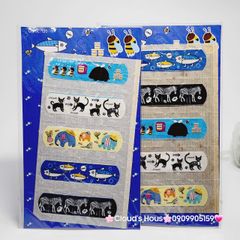 Băng keo cá nhân, dán vết thương Hello Kitty, Cú Mèo, Bọt Biển, One Piece,...