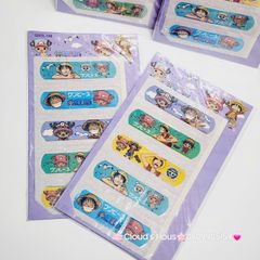 Băng keo cá nhân, dán vết thương Hello Kitty, Cú Mèo, Bọt Biển, One Piece,...