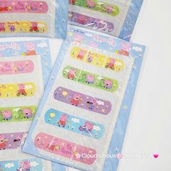 Băng keo cá nhân, dán vết thương Hello Kitty, Cú Mèo, Bọt Biển, One Piece,...