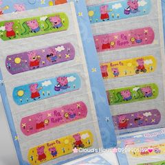Băng keo cá nhân, dán vết thương Hello Kitty, Cú Mèo, Bọt Biển, One Piece,...
