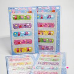 Băng keo cá nhân, dán vết thương Hello Kitty, Cú Mèo, Bọt Biển, One Piece,...