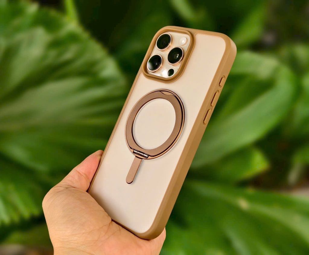 Case Ốp điện thoại iPhone Wiwu ARMOR Ultra Magsafe Trong Chống Dựng iPhone 16/Pro/Promax
