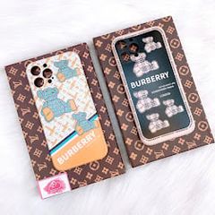 CASE IPHONE Gấu BURBERRY Chất Nhám Bóng