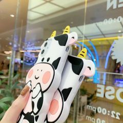 Case Ốp điện thoại iPhone Su dẻo Bò sữa Baby Sừng vàng iPhone 7/8/Plus/11/Xr/11Pro