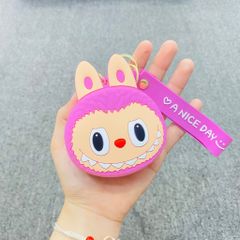 Bóp Móc Khóa Silicone Labubu Nhiều Màu