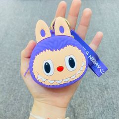 Bóp Móc Khóa Silicone Labubu Nhiều Màu