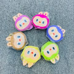 Bóp Móc Khóa Silicone Labubu Nhiều Màu