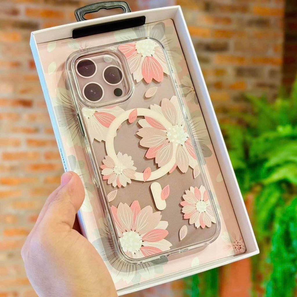 Case Ốp điện thoại iPhone SwitchEasy Magsafe Hoa Trong iPhone 17/16/Pro/Promax