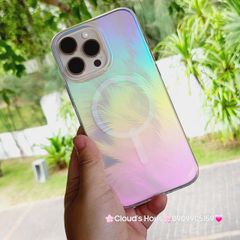 Case Ốp điện thoại iPhone ZAGG Trong Magsafe Hologram Ánh Kim - Nhũ iPhone 16/Pro/Promax