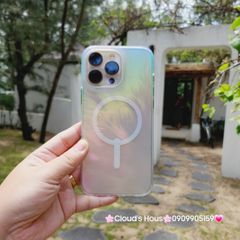 Case Ốp điện thoại iPhone ZAGG Trong Magsafe Hologram Ánh Kim - Nhũ iPhone 16/Pro/Promax