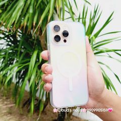 Case Ốp điện thoại iPhone ZAGG Trong Magsafe Hologram Ánh Kim - Nhũ iPhone 16/Pro/Promax