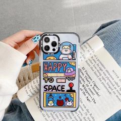 CASE iPhone TRONG HỌA TIẾT CHỐNG SHOCK - HAPPY SPACE