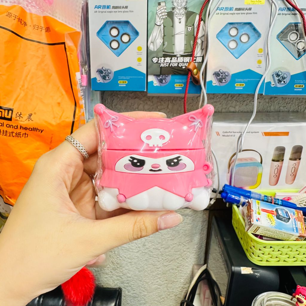 Cover Case Vỏ bảo vệ Airpod Su dẻo Kuromi Su dẻo Airpod 1/2/3/Pro/Pro2