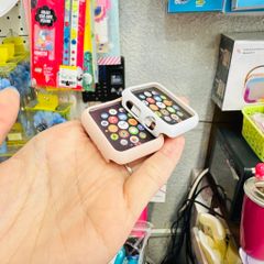Cover Apple Watch Khung Viền Silicone Cứng