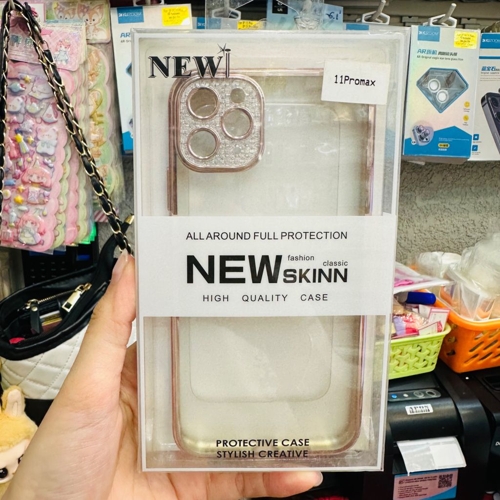 CASE IPHONE BẢO VỆ CAMERA BLING BLING NEW SKIN Chính Hãng ( lưng cứng)