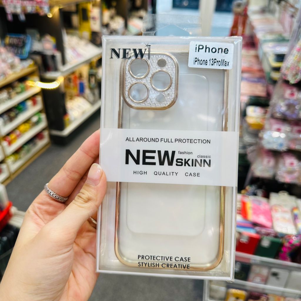 CASE IPHONE BẢO VỆ CAMERA BLING BLING NEW SKIN Chính Hãng ( lưng cứng)
