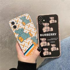 CASE IPHONE Gấu BURBERRY Chất Nhám Bóng