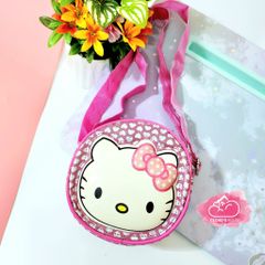 TÚI ĐEO CHÉO CHO BÉ Hình Kitty (Tặng kèm tai nghe)