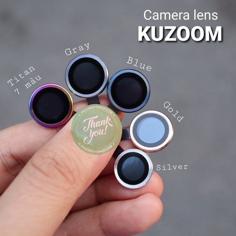 CƯỜNG LỰC CAMERA chính hãng KUZOOM ( loại 2- 3 mắt Sapphire)