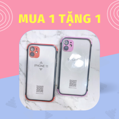Case Ốp điện thoại iPhone Trong không vàng Chống shock Tháo ráp Camera iPhone 7/8/X/Xs/11/12/Plus/Max/Pro/Promax