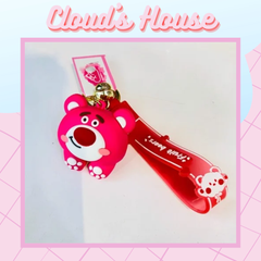 MÓC KHÓA GẤU DÂU LOTSO - CÁI MÔNG