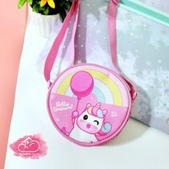 TÚI ĐEO CHÉO CHO BÉ Hình Unicorn (Tặng kèm tai nghe)
