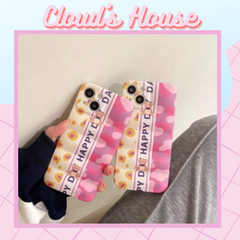 Case Ốp điện thoại iPhone Phao dẻo Nhám Happy Day iPhone 7Plus/8Plus/X/XSM/11/12/13/Pro/Promax