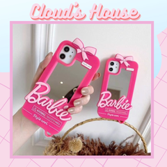 Case Ốp điện thoại iPhone SU DẺO Barbie Ốp gương iPhone 7Plus/8Plus/X/Xs/XsMAx