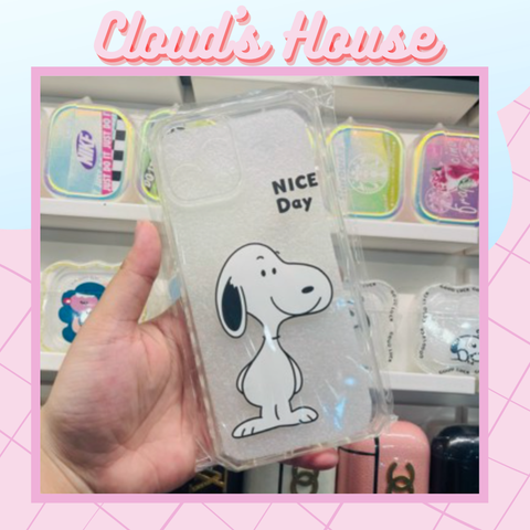 Case Ốp điện thoại iPhone SNOOPY Trong dẻo iPhone 7Plus/8Plus/X/Xs/XsMax/11/12/13/Pro/Promax