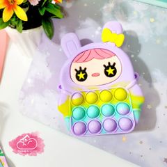 TÚI SILICONE/ POP IT ĐEO CHÉO CHO BÉ (Tặng kèm tai nghe)