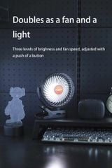 Mini Fan - Quạt để bàn - Quạt kẹp Yoobao Ver2 8000MAH F8